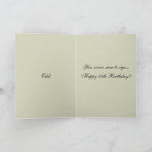 Carte Amusant Adulte Dorian Grey Halloween Anniversaire (Intérieur)