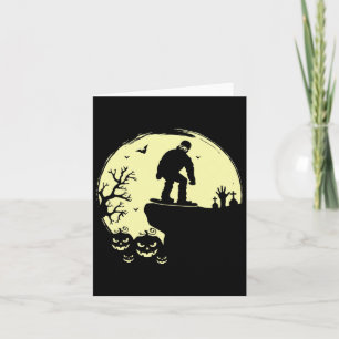 Carte Amusant Alien Bull Ghost Halloween C'Est Un Petit