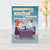 Carte Amusant Alien Probe Anniversaire (Fleur jaune)