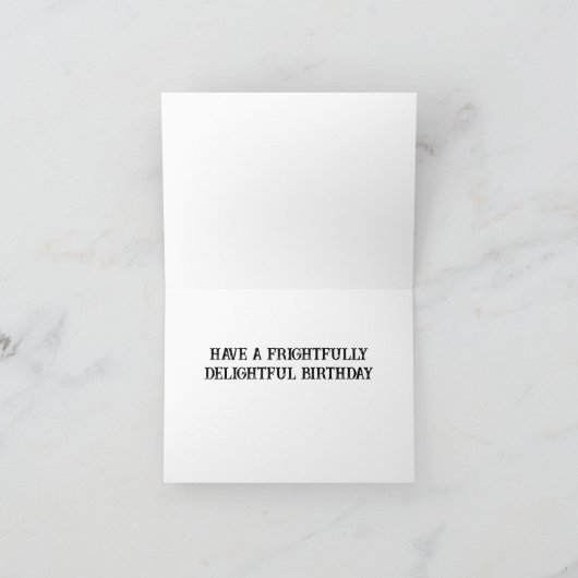 Carte Amusant Anniversaire (Intérieur)