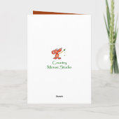 Carte Amusant Anniversaire, De la Vielle Chèvre qui VOUS (Dos)