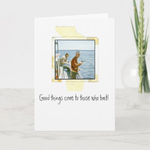 Carte Amusant Anniversaire de pêche