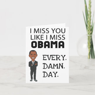 Carte Amusant anniversaire d'Obama