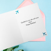 Carte Amusant Anniversaire Hamster Pilote et Aviateur Av