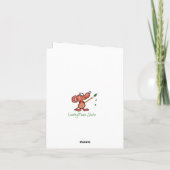 Carte Amusant Anniversaire Merveilleux Ami Cute Chien Ch (Dos)