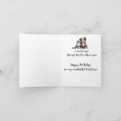 Carte Amusant Anniversaire Merveilleux Ami Cute Chien Ch (Intérieur)
