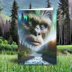 Carte Amusant Anniversaire Sasquatch Pun