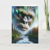 Carte Amusant Anniversaire Sasquatch Pun (Devant)