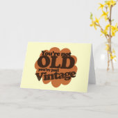 Carte Amusant au-dessus de l'anniversaire de la colline (Fleur jaune)