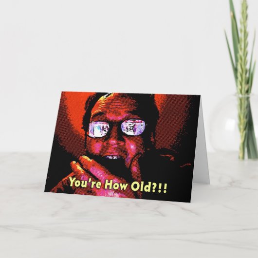 Carte Amusant "Baby Boomer" anniversaire (Devant)