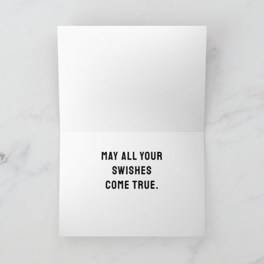 Carte Amusant Basketball Anniversaire (Intérieur)