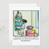 Carte Amusant, ça va bien (Devant / Derrière)