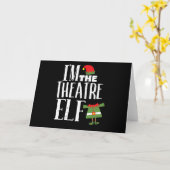 Carte Amusant cadeau de Noël pour l'équipe de tournage d (Fleur jaune)