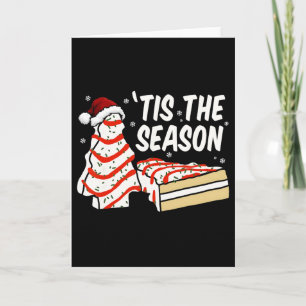 Carte Amusant C'est La Saison Design Gâteaux De Noël En