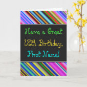 Carte Amusant, coloré, Whimsical 12th Birthday Card (Fleur jaune)