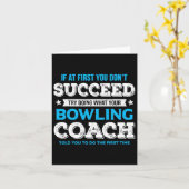 Carte Amusant Conception De Jeu De Bowling Pour Entraîne (Fleur jaune)