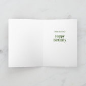 Carte Amusant Concomber Pun Anniversaire pour Gardener o (Intérieur)