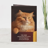 Carte Amusant Crazy Cat Lady Anniversaire (Dos)