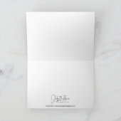 Carte Amusant de penser à vous juste comme ça Agent immo (Intérieur)