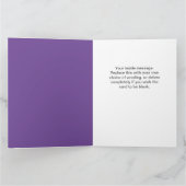 Carte Amusant design de chat pour un anniversaire Purr-f (Intérieur)