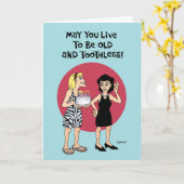 Carte Amusant désir d'anniversaire pour soeur (Fleur jaune)