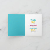 Carte Amusant Drôle Mignonne Dents Merci Fée Pun (Intérieur)