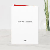 Carte Amusant éléphant doux Quinze (Dos)