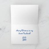 Carte Amusant Époux de pain d'épices sucré (Intérieur)