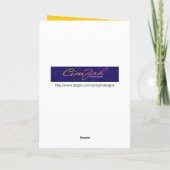 Carte Amusant Géant Gâteau Manger Guinéen Cochon Anniver (Dos)