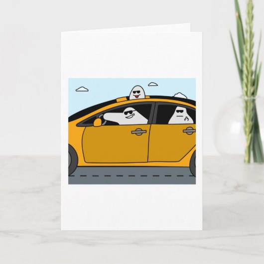 Carte Amusant Halloween Little Ghosts (Devant)