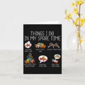 Carte Amusant Hermit Crab Cadeaux pour animaux de compag (Fleur jaune)