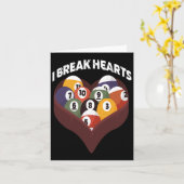 Carte Amusant Human Billiards Evolution 8 Ll Pool Cue St (Fleur jaune)