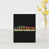 Carte Amusant Human Billiards Evolution 8 Ll Pool Player (Fleur jaune)
