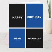 Carte Amusant Joyeux anniversaire (Devant)