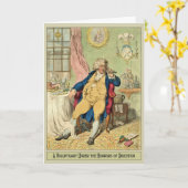 Carte Amusant Joyeux anniversaire (Fleur jaune)