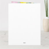 Carte Amusant Joyeux Anniversaire Belated (Dos)