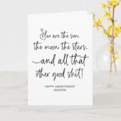 Carte Amusant Joyeux Anniversaire Joyeux Jour des Valent (Fleur jaune)