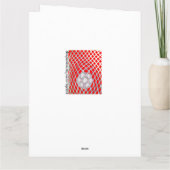Carte Amusant Lacrosse Anniversaire (Dos)