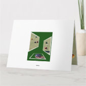 Carte Amusant Les Dimensions Des Bowls De Pelouse, Grand (Dos)