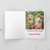 Carte Amusant Mari Anniversaire (Intérieur)