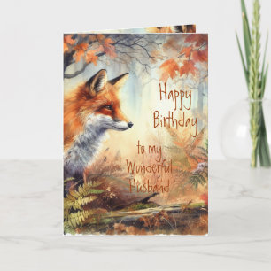 Carte Amusant Mari Anniversaire Fier de la nature animal