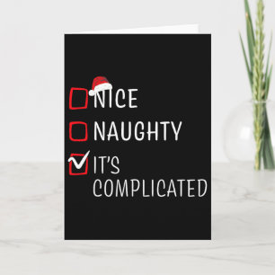 Carte Amusant Mauvais Jolies Noël Famille Pyjama Hommes 