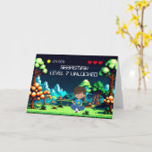 Carte Amusant Novelty Computer Jeu Anniversaire Personna (Fleur jaune)