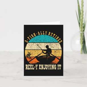 Carte Amusant O-fish-allié Retraité Reel-y Jouissant Il 