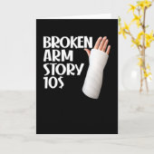 Carte Amusant Obtenir bien Broken Arm histoire 10 $ Gag (Fleur jaune)