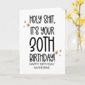 Carte Amusant Obtenir Plus De 30E Anniversaire Pour Ami (Fleur jaune)