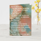 Carte Amusant passover Définir les couleurs du haggadah (Fleur jaune)