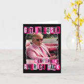 Carte Amusant Perdre Nous Reprenons L'Amérique (Fleur jaune)