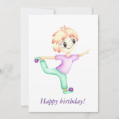 Carte Amusant petit gingembre garçon sportif (Devant)