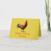 Carte Amusant poulet à l'anniversaire personnel (Devant)